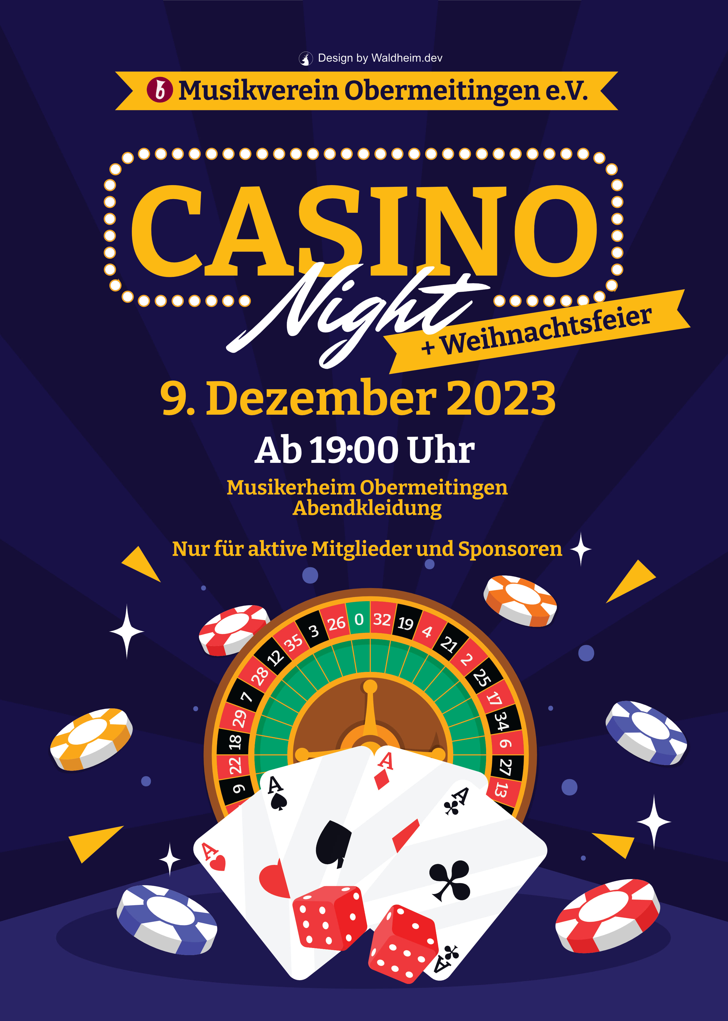 Casino Night + Weihnachtsfeier